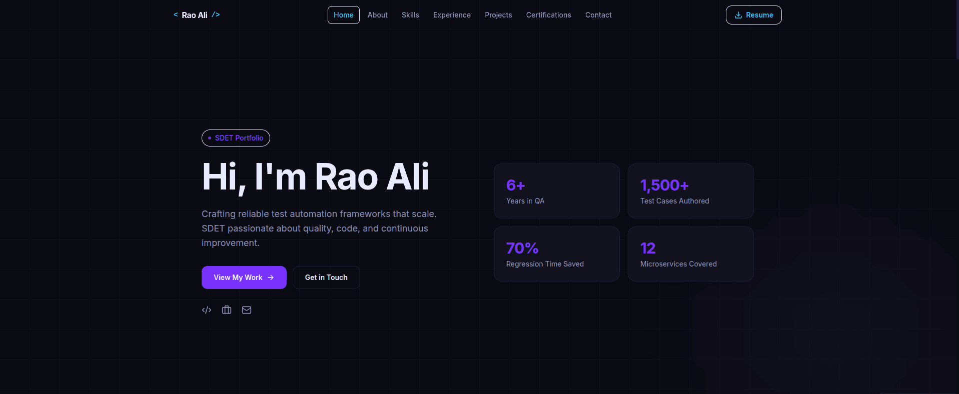 Modern Portfolio Website